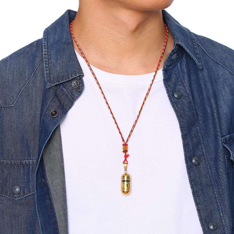 Promo Ashes Necklace for Men Pill Case 