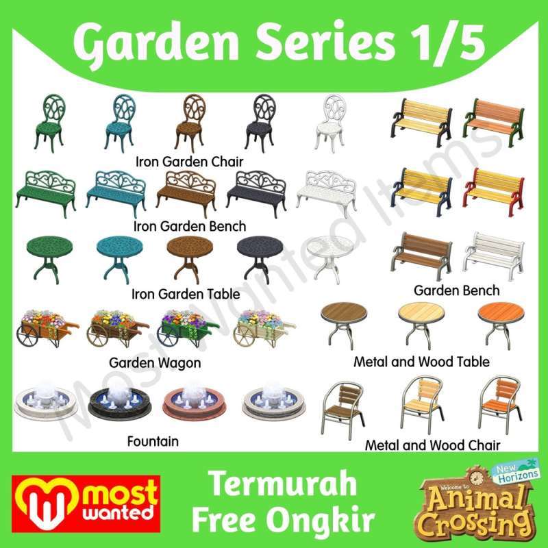 Garden table and chairs animal crossing sales