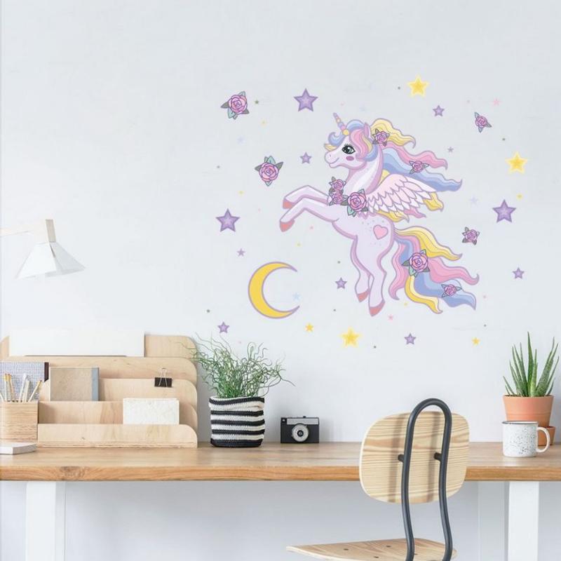 Jual H Ikea Star Sky Unicorn Stickers Fantasy Wall Decors 45 X 60 Cm 23 6 X 17 7 Inch Online September 2020 Blibli Com