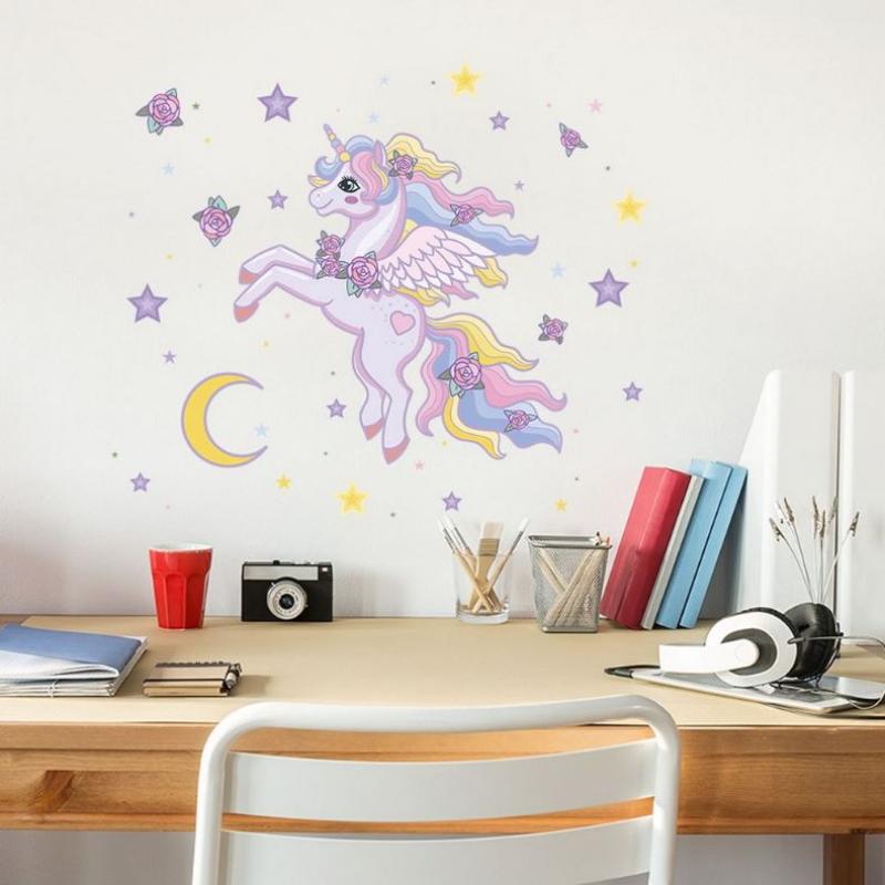 Jual H Ikea Star Sky Unicorn Stickers Fantasy Wall Decors 45 X 60 Cm 23 6 X 17 7 Inch Online September 2020 Blibli Com
