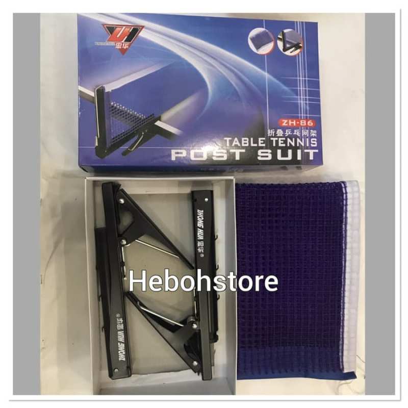 Baru NET PLUS TIANG PING PONG POST SUIT ZH86 MURAH Murah