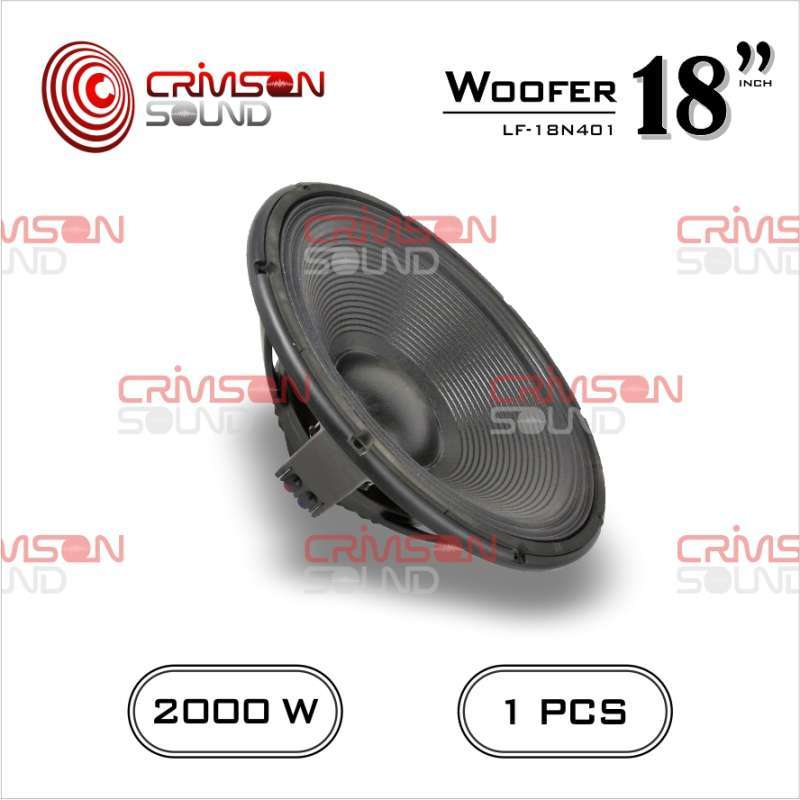 Crimson 1000 Watt Bass Speaker SPEAKER WOOFER 18 INCH COIL INCH