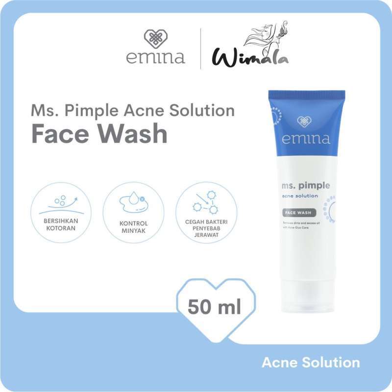 Emina ms 2025 pimple facial wash