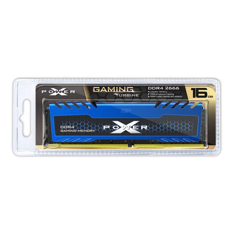 Silicon Power DDR4 2666MHz C16 UDIMM XPower Turbine Gaming 16GB