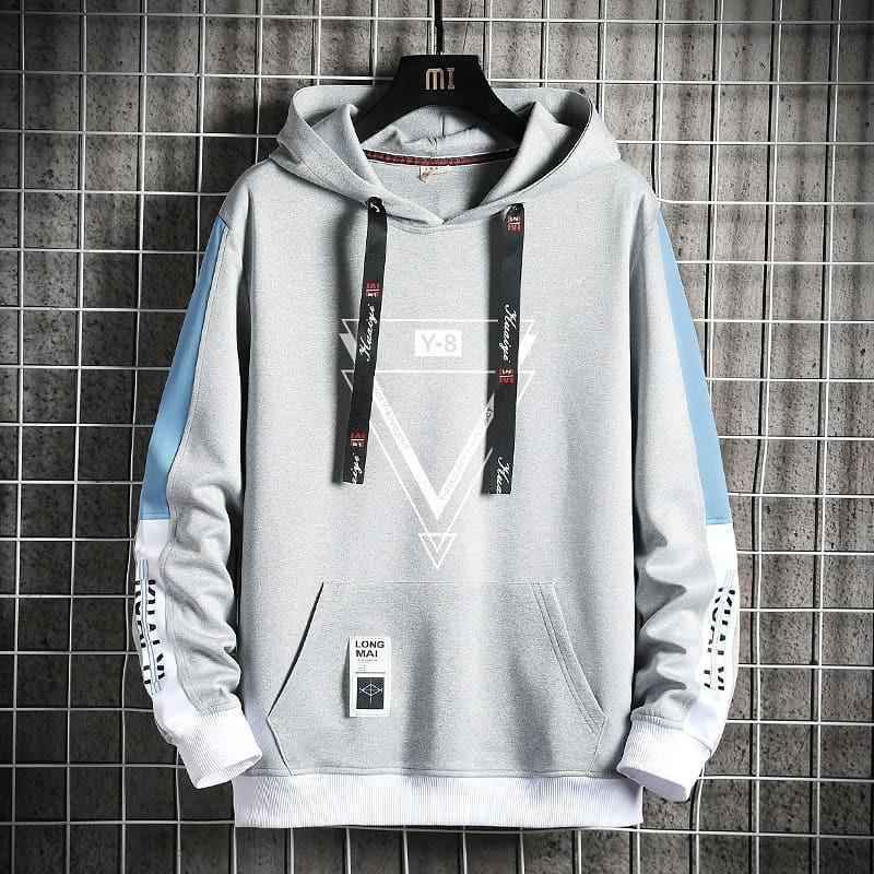 Sweater top hoodie putih