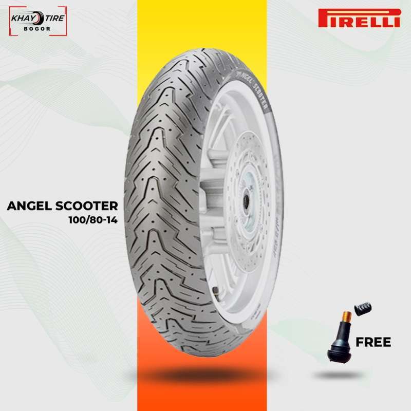 Ban Motor Matic PIRELLI ANGEL SCOOTER 100/80 Ring 14 Tubeless