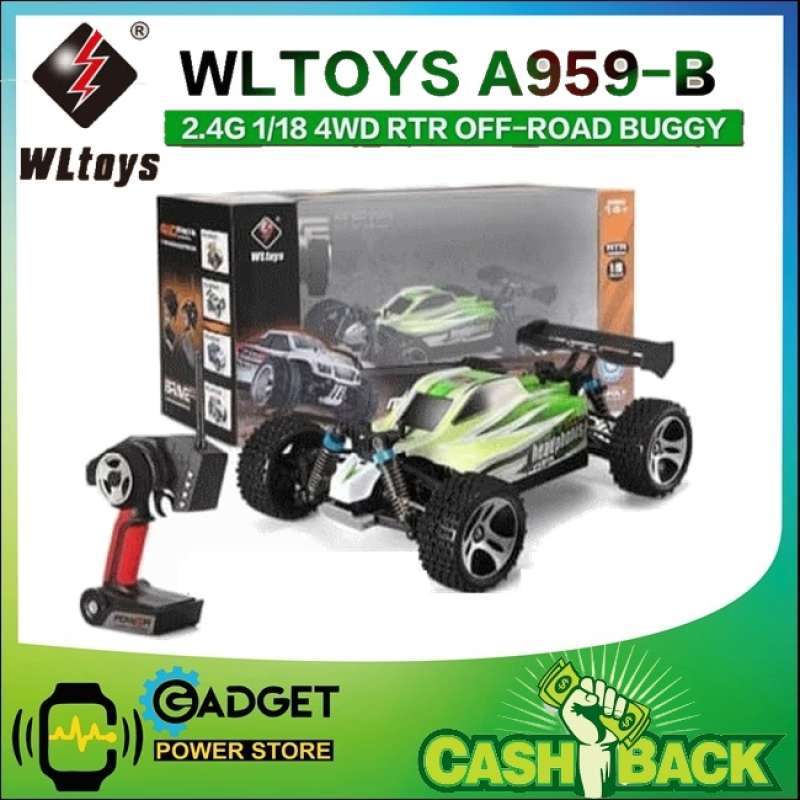 Jual WL Toys A959B A959 B 1 18 4WD 70km h Buggy RC Car di Seller