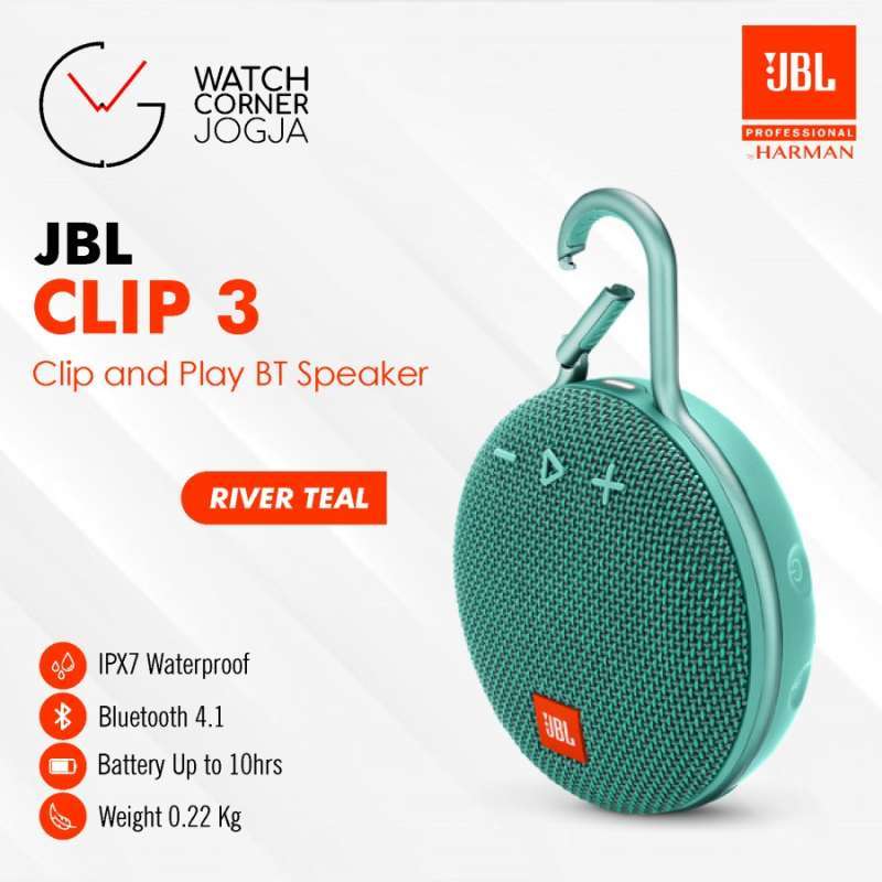 Jual JBL Clip 3 Portable Waterproof 