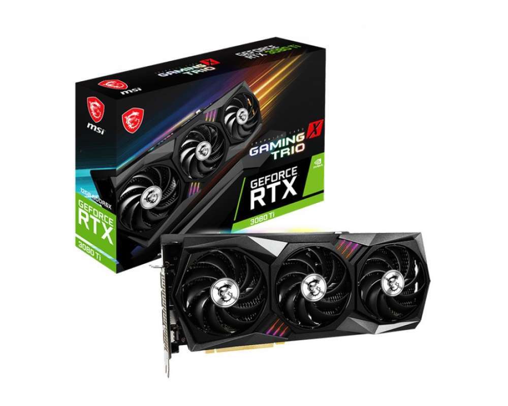 VGA CARD MSI GEFORCE RTX 3080 TI Gaming X Trio (Non-Bundle)