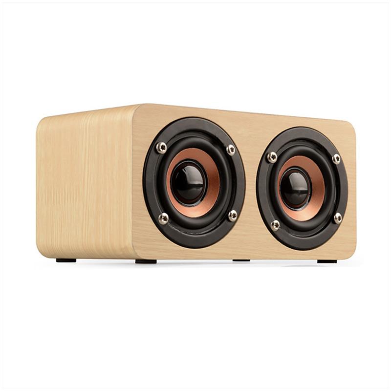 wooden wireless bluetooth speaker