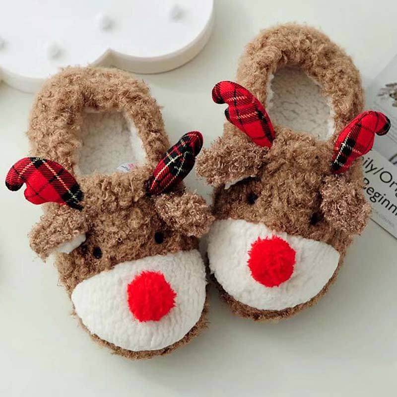 cute christmas slippers