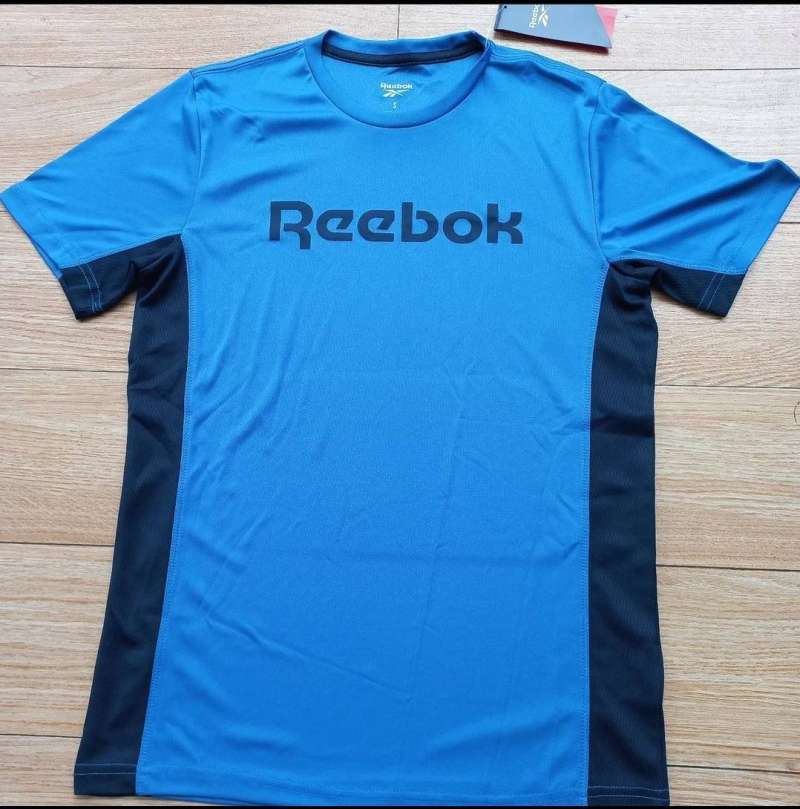 Jual ORI KAOS BAJU PRIA REEBOK POLYESTER BLUE di Seller