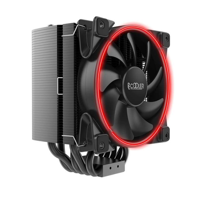 PC COOLER GI-H58UB BLACK EDITION CPU COOLER DENGAN HEATPIPES