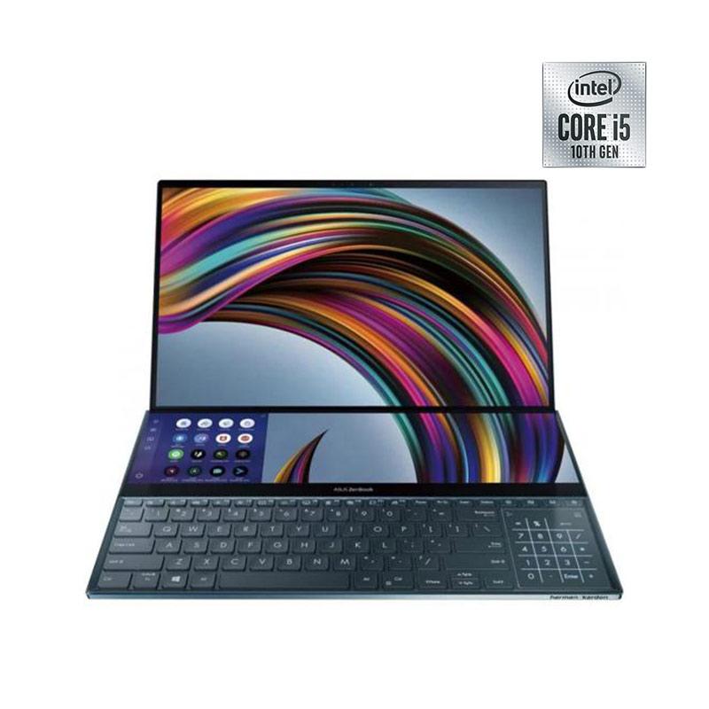 Jual Asus Zenbook Duo Ux481fl Bm070t Blue Notebook I5 10210u 8gb 512gb Pcie Mx250 2gb 14 Inch Led Backlit Full Hd Win10 Home Online Desember 2020 Blibli