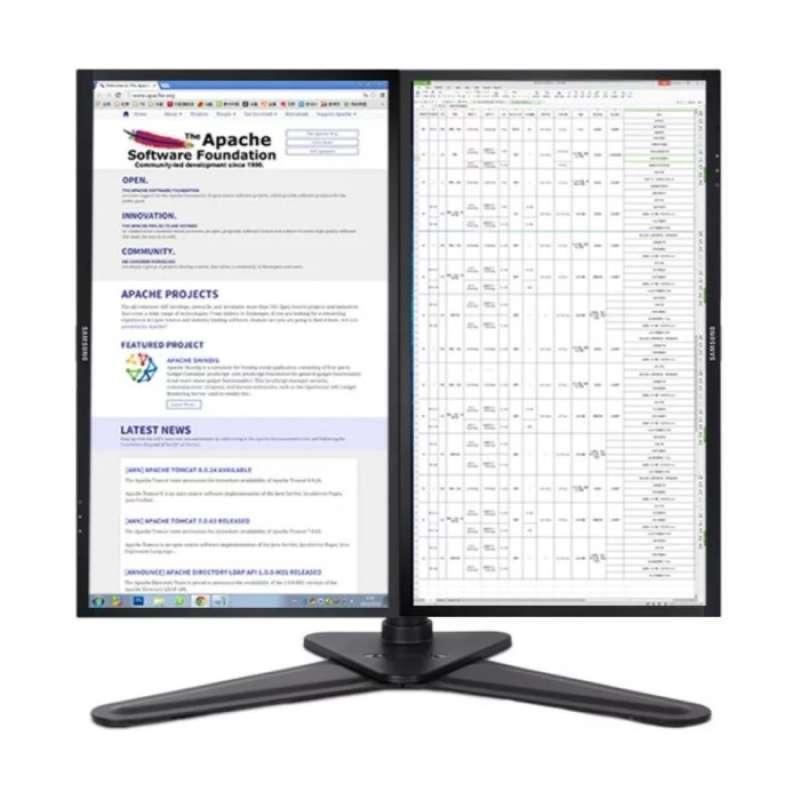 Promo OEM BRACKET STAND 2 MONITOR 14 