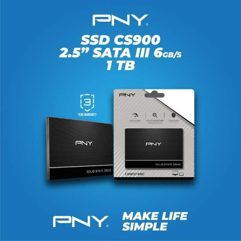 Jual Pny Cs900 Ssd 1tb Sata Iii 6gb/s Di Seller Mantap Baru