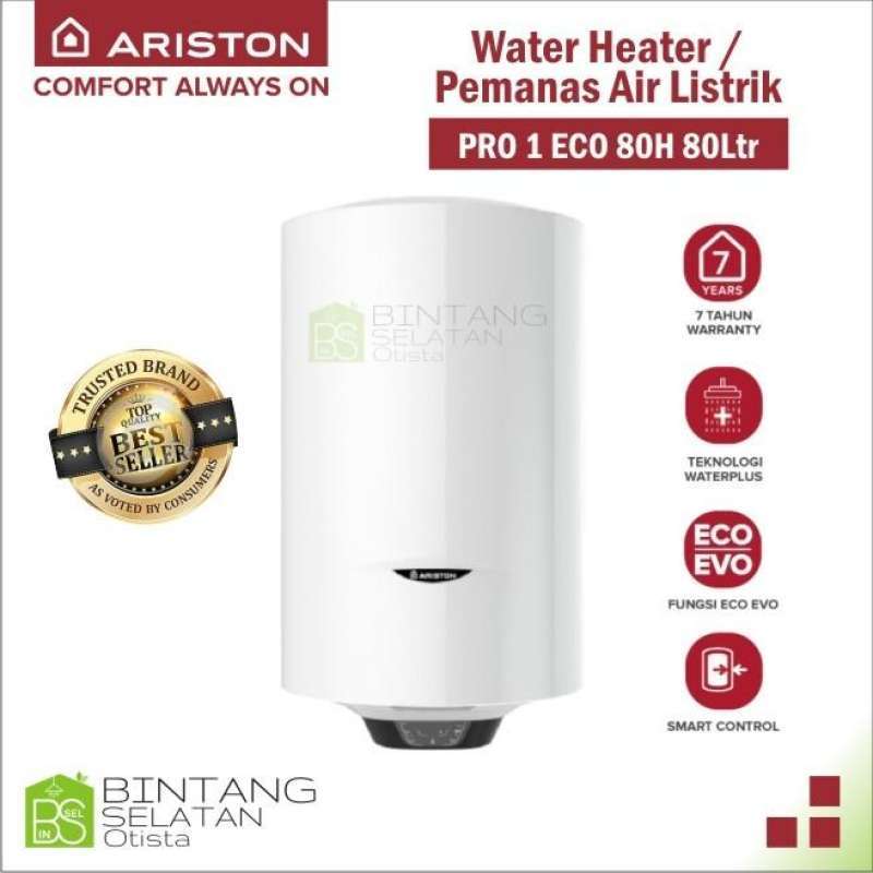 Evo 80 Ariston Boiler 80l Ariston Water Heater Electric Vertikal