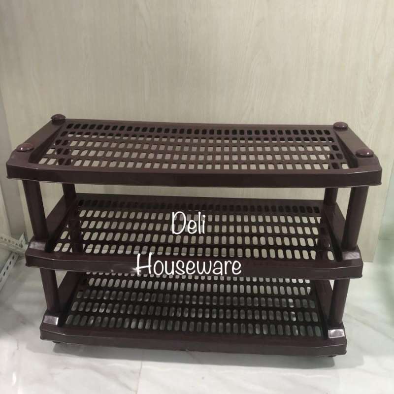 Rak Sepatu Plastik Warna Rak Susun Sepatu By -/-