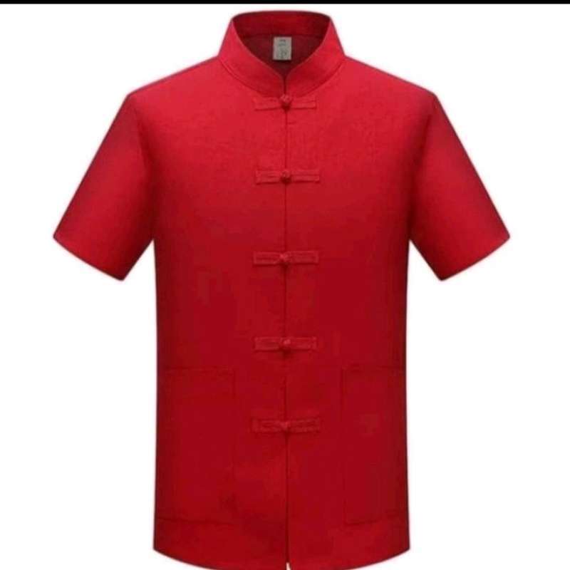 Jual kemeja pria baju cheongsam atasan pria di Seller NYK88