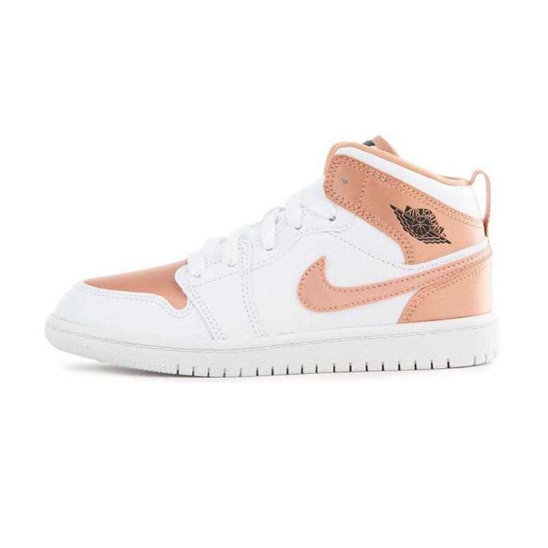 Jual NIKE Air Jordan 1 Mid Rose Gold PS 