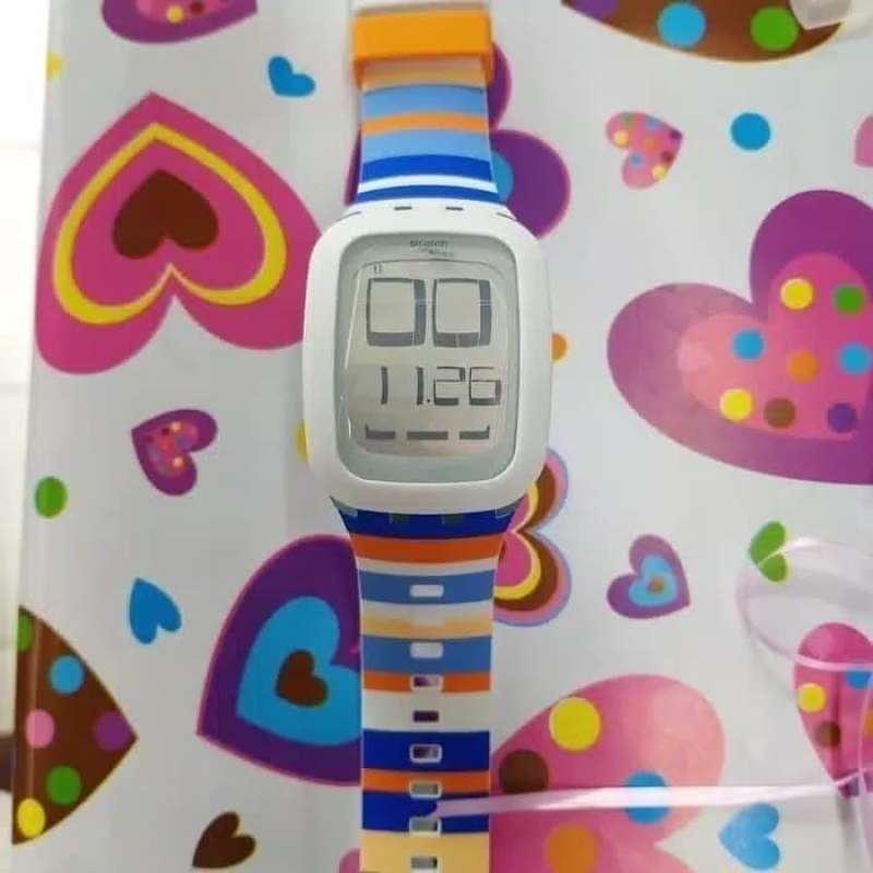 Jam Tangan Swatch SURS102E Touchscreen 2019 Colour Pusher Original