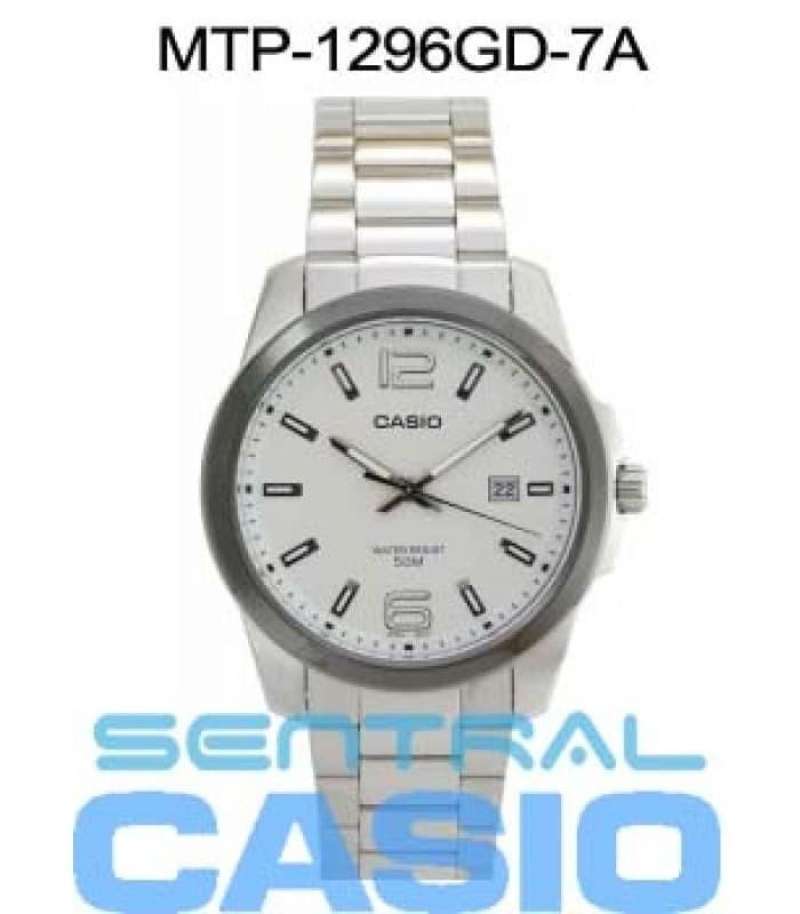 Jual Casio Original Mtp 1296gd 7avdf Mtp 1296gd 7avdf Silver Jam Pria Di Seller Gf Watch Sunter Agung Kota Jakarta Utara Blibli