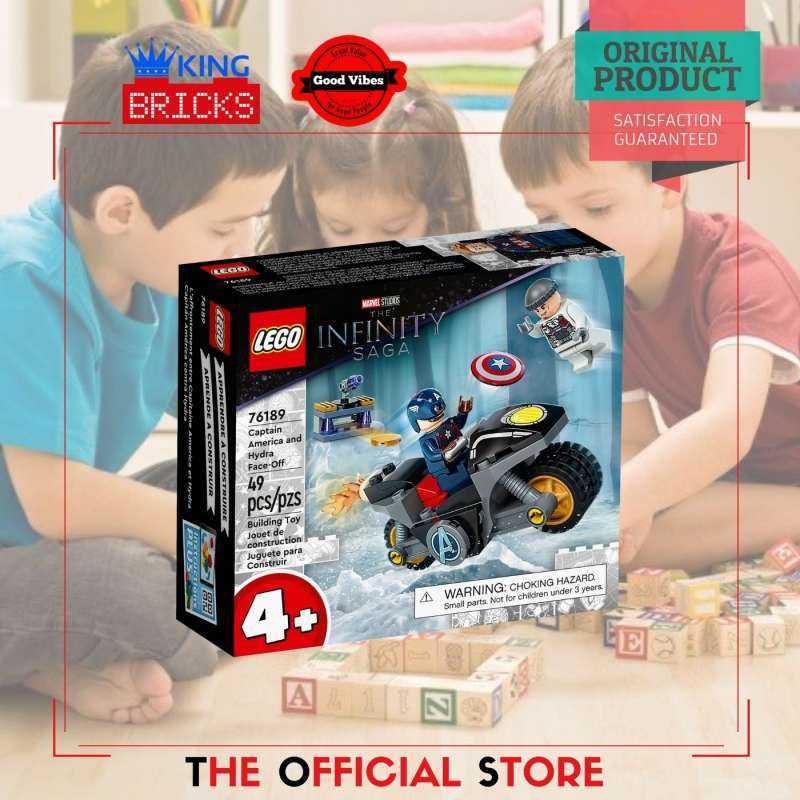 Jual LEGO Original Marvel Super Heroes 76189 Captain America And