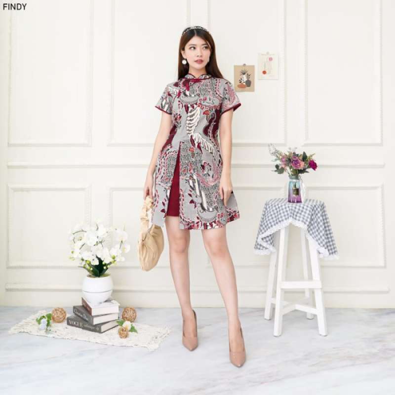 Model dress store batik modern 2018