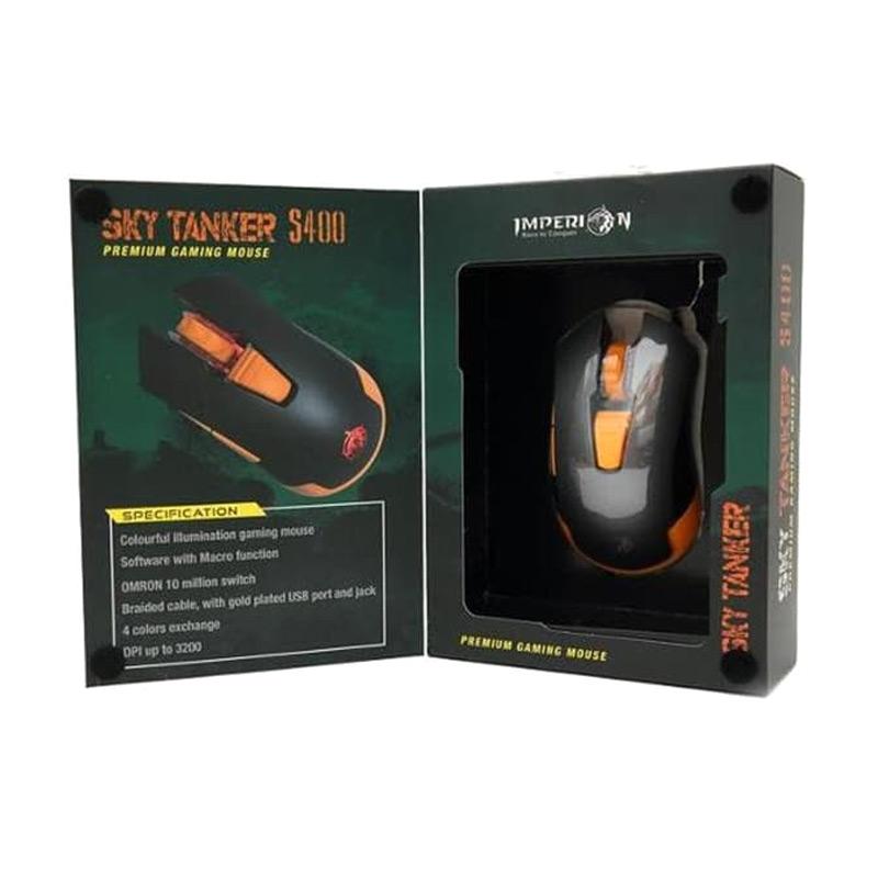 Jual Imperion Sky Tanker S400 Gaming Mouse Hitam Online Desember 2020 Blibli
