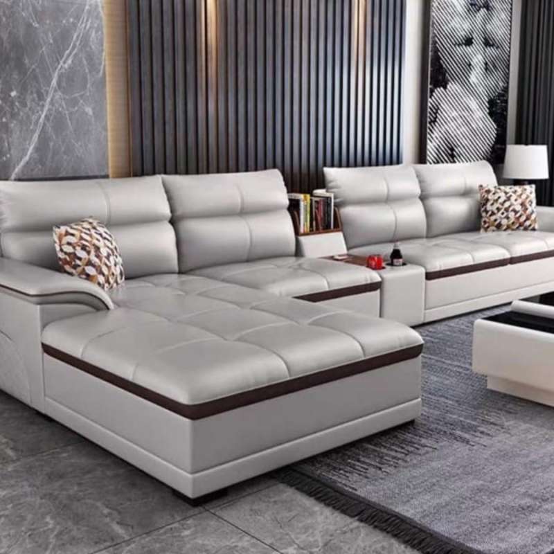 Jual Idea - Sofa Kulit Sintetis Premium Sofa Kantor Apartemen L Shape Di Seller Idea.store - Jatisari, Kota Bekasi | Blibli