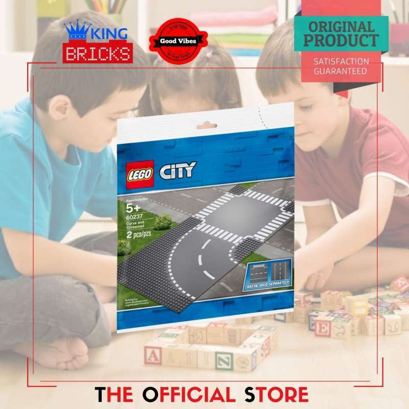 Promo Lego Original City 60237 Curves And Crossroad Mainan Anak Edukasi Jalan Raya Belok Perempatan Diskon 45 Di Seller Kingbricks Wijaya Kusuma Kota Jakarta Barat Blibli
