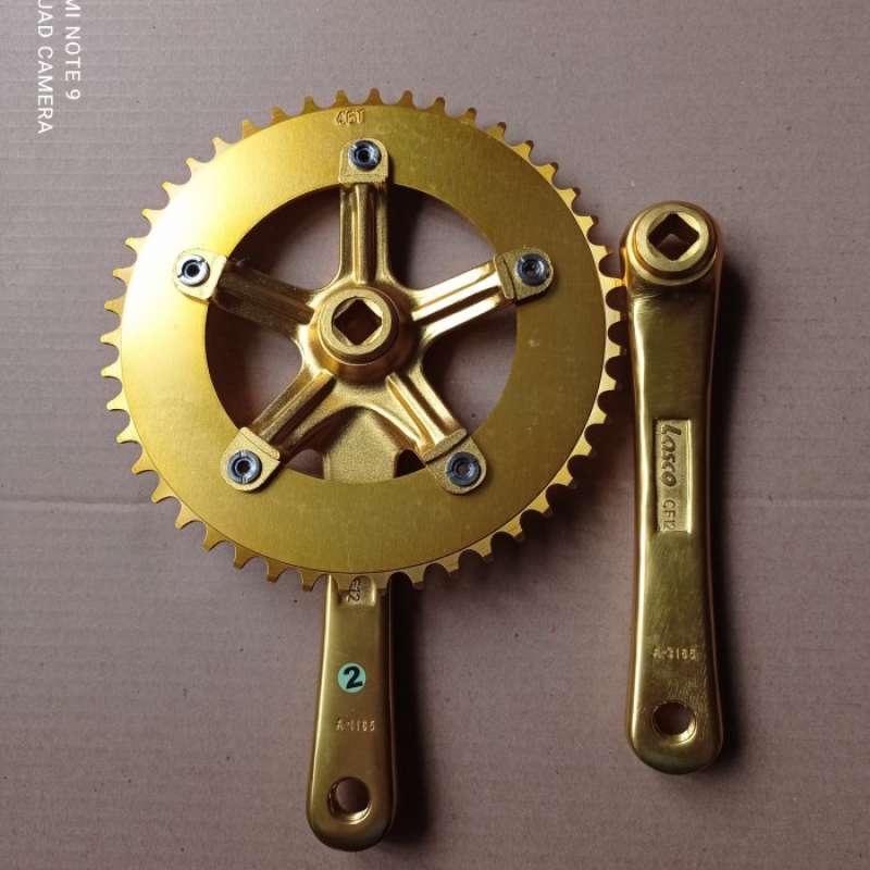 Crank Sepeda Fixie Crankset Lasco Promo Gir/crankset Crank Set