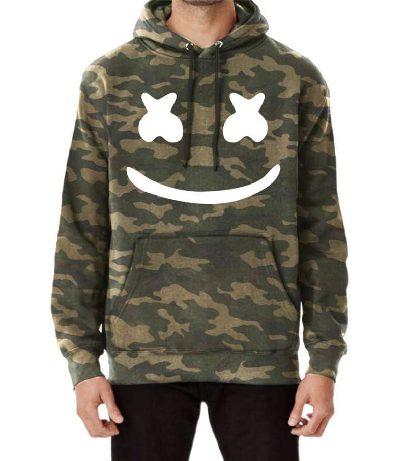 Marshmello discount camo hoodie