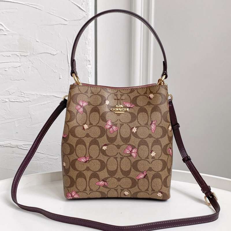 Coach butterfly bucket 2025 bag
