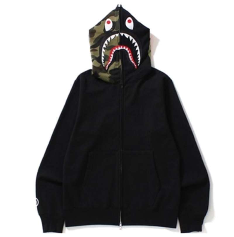 Jaket bape clearance shark original