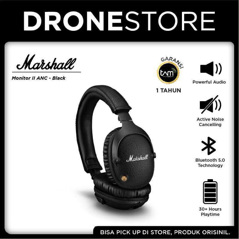 Jual Marshall Monitor II ANC Bluetooth Headphones Original Garansi