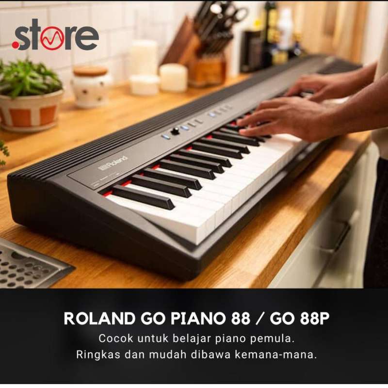 Jual Piano Digital Portable Roland Go Piano 88 GO88P Go 88P di