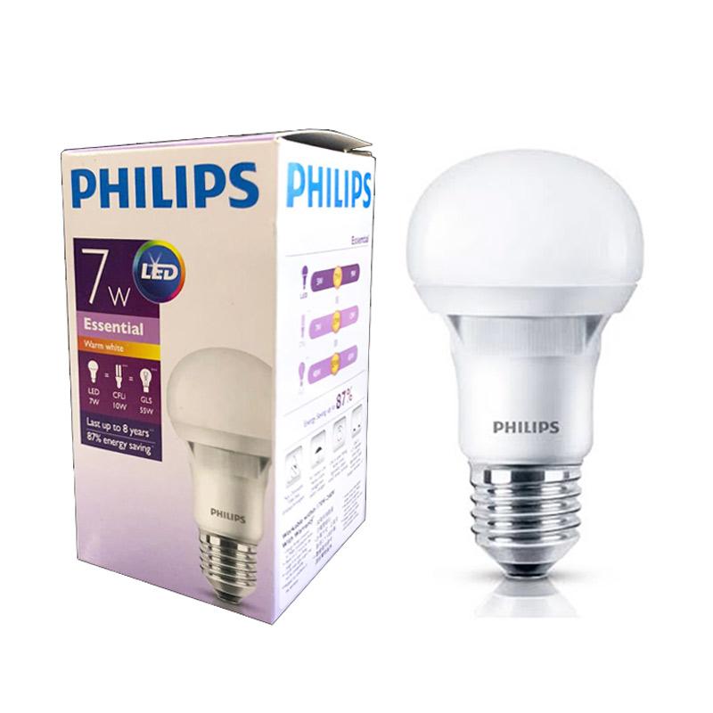 Jual Philips Essential Bohlam Lampu Led 7 W Kuning Warm White Online Desember 2020 Blibli