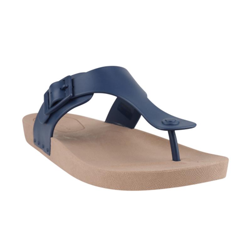 Jual Hush Puppies Bricks Color Sandal Pria Blue KM00055BL