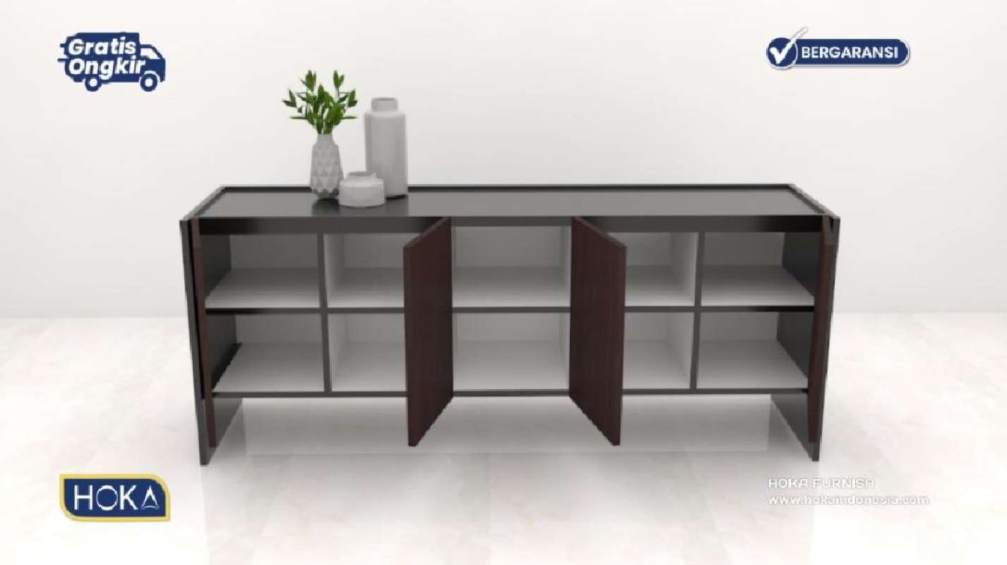 Jual AF Credenza Filling Cabinet Rak Storage HFH078 di