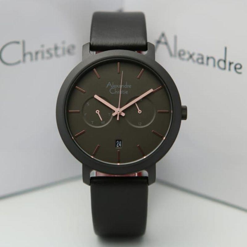 Alexandre christie new arrivals leather watch