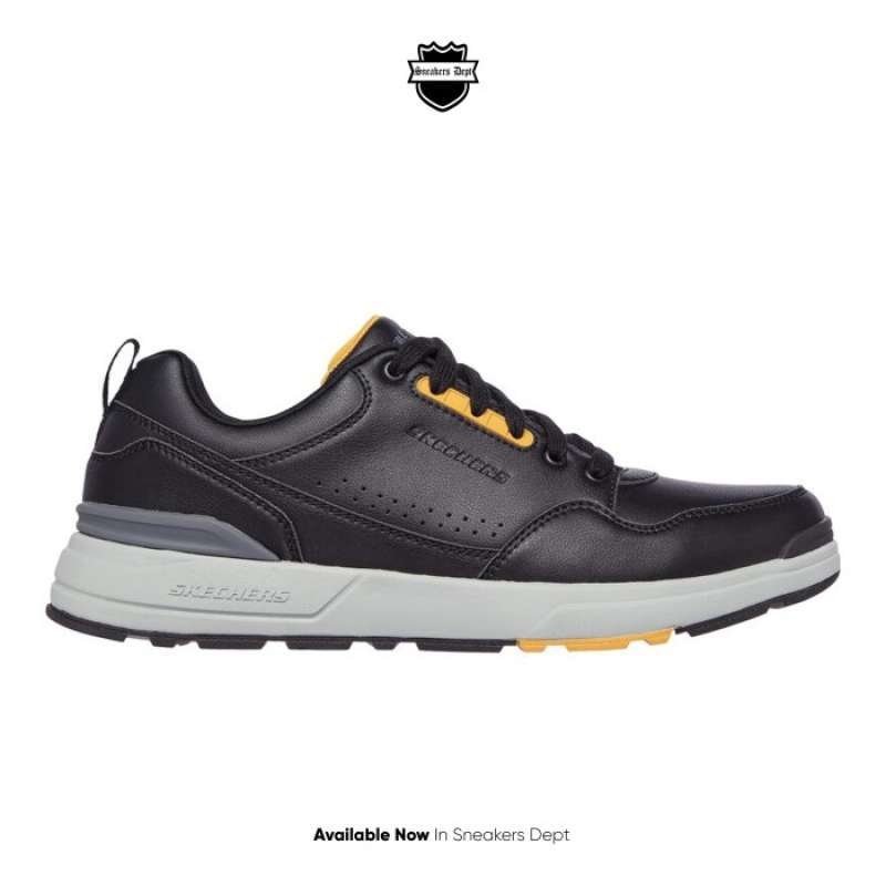 Jual Sepatu Sneakers Pria SKECHERS ROZIER MANCER BLACK 210262BLK