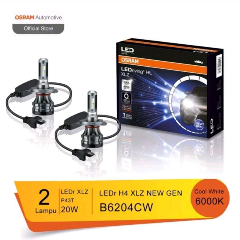 Jual LAMPU LED MOBIL H4 OSRAM XLZ NEW GENERATION ORIGINAL 6000K