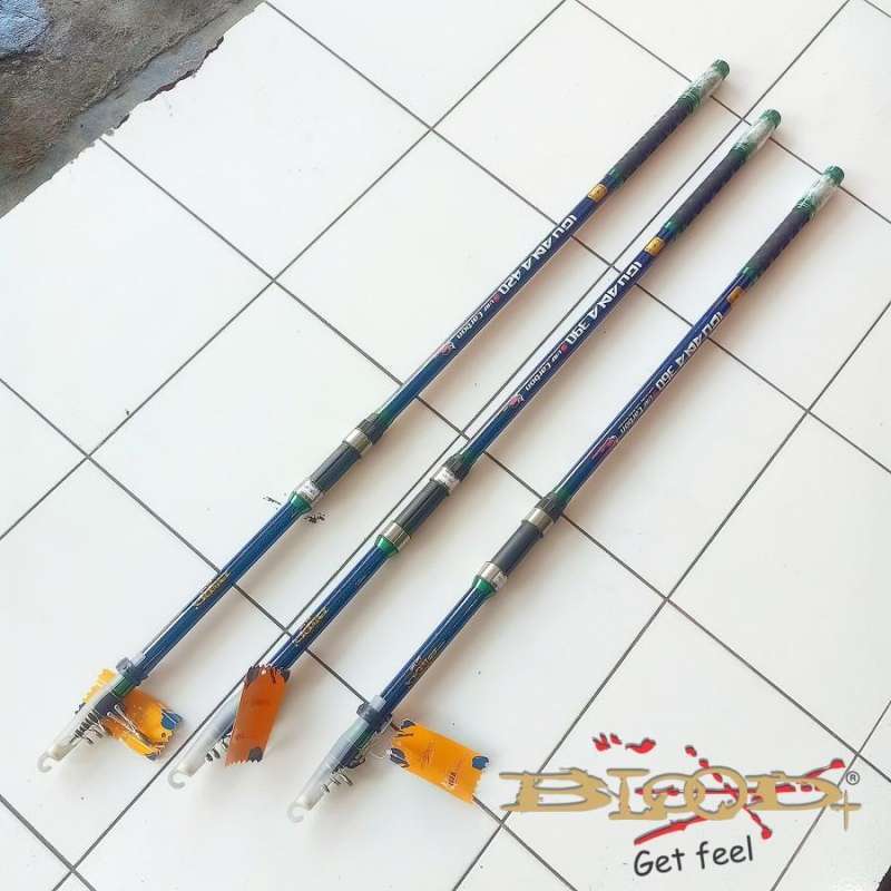 Jual Joran Laut Pasiran Blood Iguana Surf Carbon 360 390 420 420