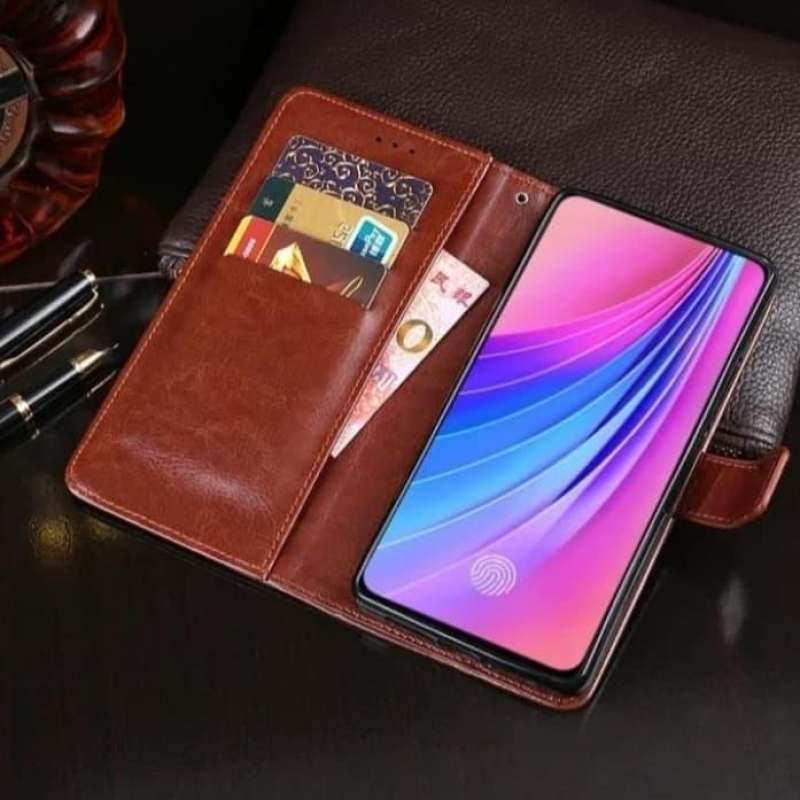 Flip Cover Oppo F11 Pro Wallet Leather Case Magnet Dompet
