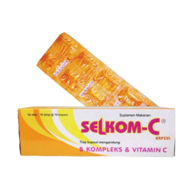 Selkom C Vitamin C 500 Mg Vitamin B Kompleks Multivitamin Suplemen Daya Tahan Tubuh Imunitas Imun Selcom C Vit C 1 Strip 10 Kapsul Terbaru September 2021 Harga Murah Kualitas Terjamin Blibli