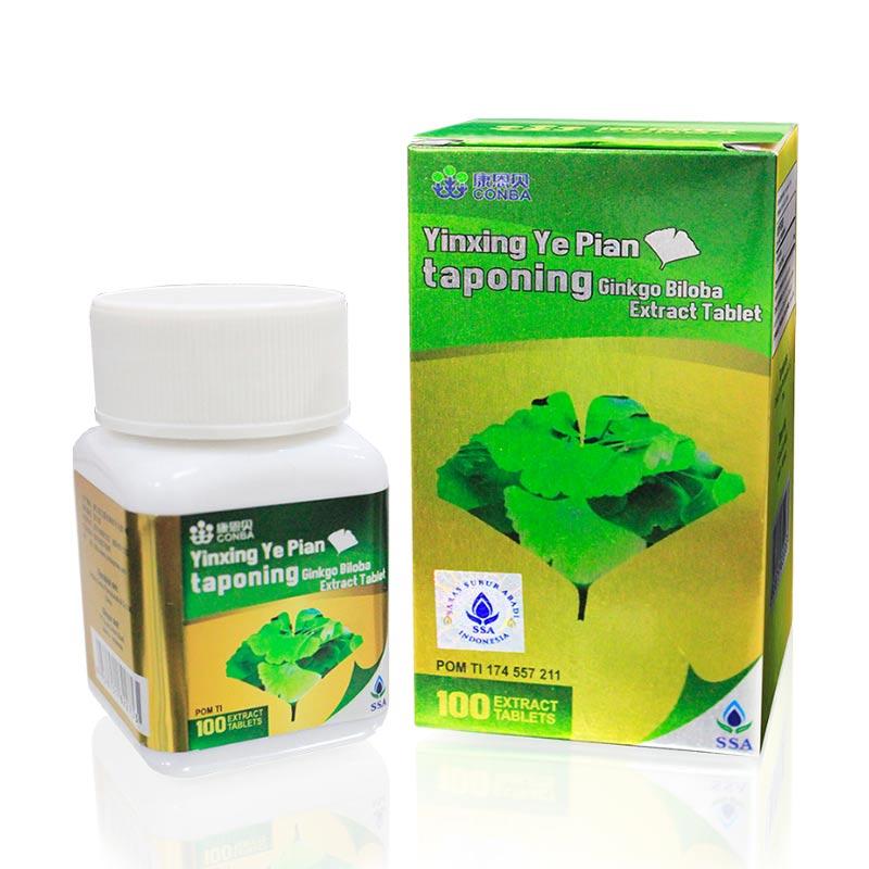 Jual Ssa Yinxing Ye Pian Taponing Ginkgo Biloba Extract Tablet Herbal China Online November 2020 Blibli