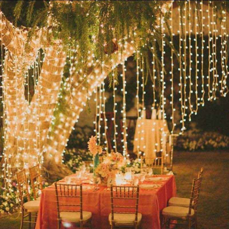Jual Oem Home Garden Tree Diy Decoration Curtain Icicle String Fairy Light For Christmas Online Agustus 2020 Blibli Com