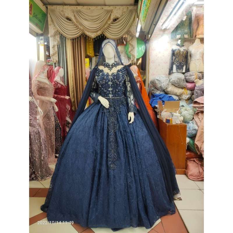 Dress pengantin hijab store