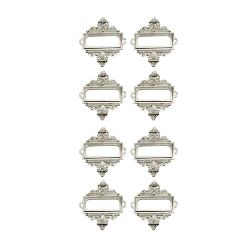 Jual OEM 8x File Drawer Cabinet Card Tag Label Holder Metal ...